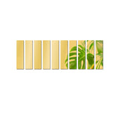 10PCS 3D Striped Mirror Stickers